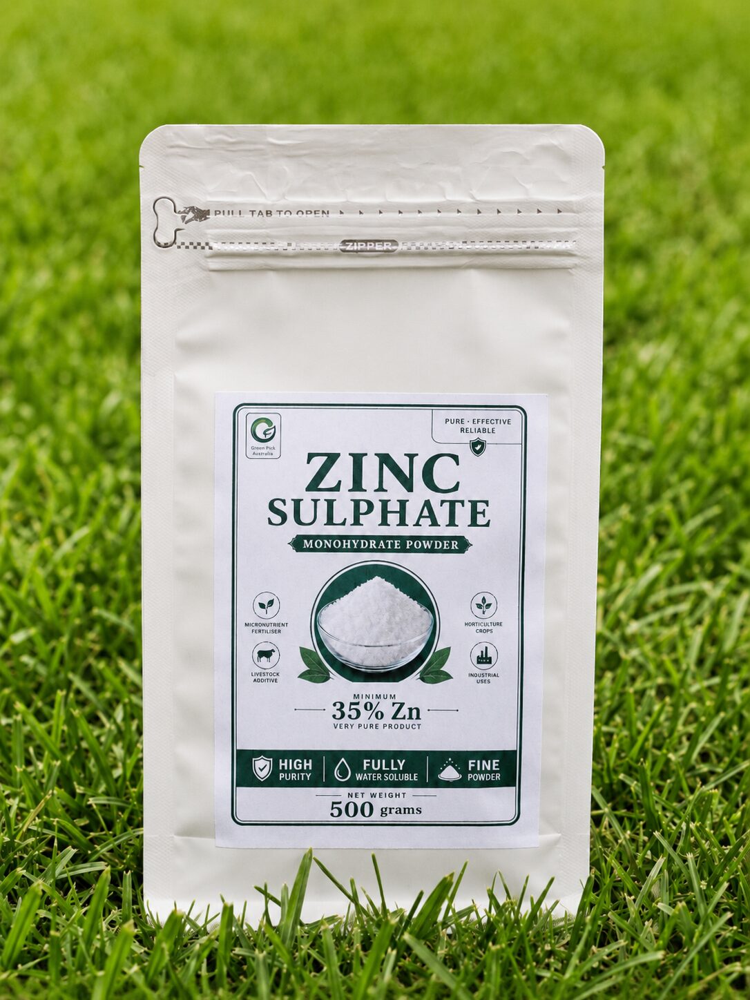 Zinc Listing Zinc Sulphate | Premium Water Soluble Grade | 500g - Image 1